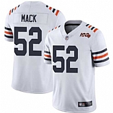 Youth Nike Bears 52 Khalil Mack White 2019 100th Season Alternate Classic Vapor Untouchable Limited Jersey Dzhi,baseball caps,new era cap wholesale,wholesale hats